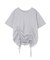 ギャザーデザインハーフスリーブTee