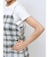チェックキャミワンピース