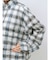 サイドスリットチェックシャツ