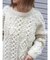 パッチワークケーブルルーズニット