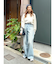カシミヤ混スムース編みルーズニット