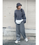 カシミヤ混スムース編みルーズニット
