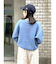 カシミヤ混スムース編みルーズニット