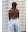 【WEB限定】スリーブデザインリボンニット