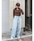 【WEB限定】スリーブデザインリボンニット