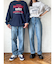 【UNISEX】ヴィンテージルーズテーパードデニム
