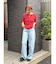 ヘムスリットクラッシュデザインデニム