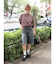 クラッシュデザインデニムハーフパンツ