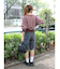クラッシュデザインデニムハーフパンツ