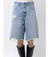 クラッシュデザインデニムハーフパンツ