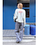 タックストレートパンツ