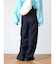 タックストレートパンツ
