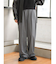 タックストレートパンツ