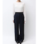 タックストレートパンツ