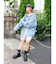 レースデザインサイクルパンツ