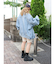 レースデザインサイクルパンツ