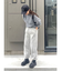カラーモヘヤ混ルーズニット