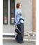 カットオフデザインラフ起毛タックパンツ