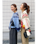 レースアップデザインルーズニット