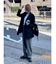 メランジニットルーズパンツ