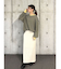 ニットアイラインスカート