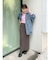 ニットアイラインスカート