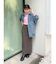 ニットアイラインスカート