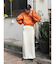 ニットアイラインスカート