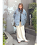 ニットアイラインスカート