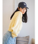 コットン混ショートルーズニット