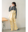ベロア刺繍ラフパンツ