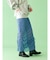【WEB限定】シャーリングデザインスカート