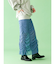 【WEB限定】シャーリングデザインスカート