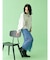 【WEB限定】シャーリングデザインスカート
