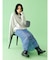 【WEB限定】シャーリングデザインスカート