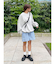 【WEB限定】ストライプラフハーフパンツ