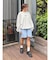 【WEB限定】ストライプラフハーフパンツ