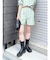 【WEB限定】ストライプラフハーフパンツ