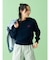 【WEB限定】エンブロイダリーコットン混スラブニット