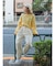 【WEB限定】エンブロイダリーコットン混スラブニット