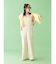 【WEB限定】エンブロイダリーコットン混スラブニット