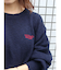 【WEB限定】エンブロイダリーコットン混スラブニット