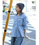 【WEB限定】ストライプルーズシャツ