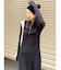 ヘンリーネックテレコカットワンピース