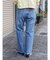 カットオフダメージストレートデニム