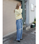 カットオフダメージストレートデニム