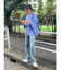 ハイウエストルーズストレートデニム