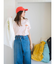 【WEB限定価格】カラーエンブロイダリーTee