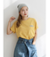 【WEB限定価格】カラーエンブロイダリーTee