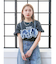 フリルデザインデニムビスチェ